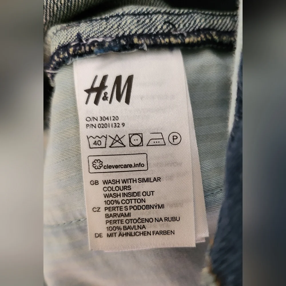 Mens Large Denim Jacket - Picture 5 of 6